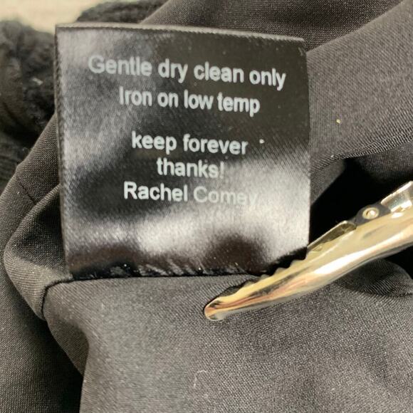 Rachel Comey Black Ruffled Side Slit Skirt Size 4 - Picture 9 of 10